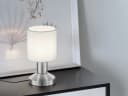 TRIO Leuchten LED Tischleuchte 2er Set Touch Silber Weiß Bild 5