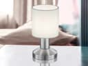 TRIO Leuchten LED Tischleuchte mit Touch-Dimmfunktion Weiß/Silber Bild 4