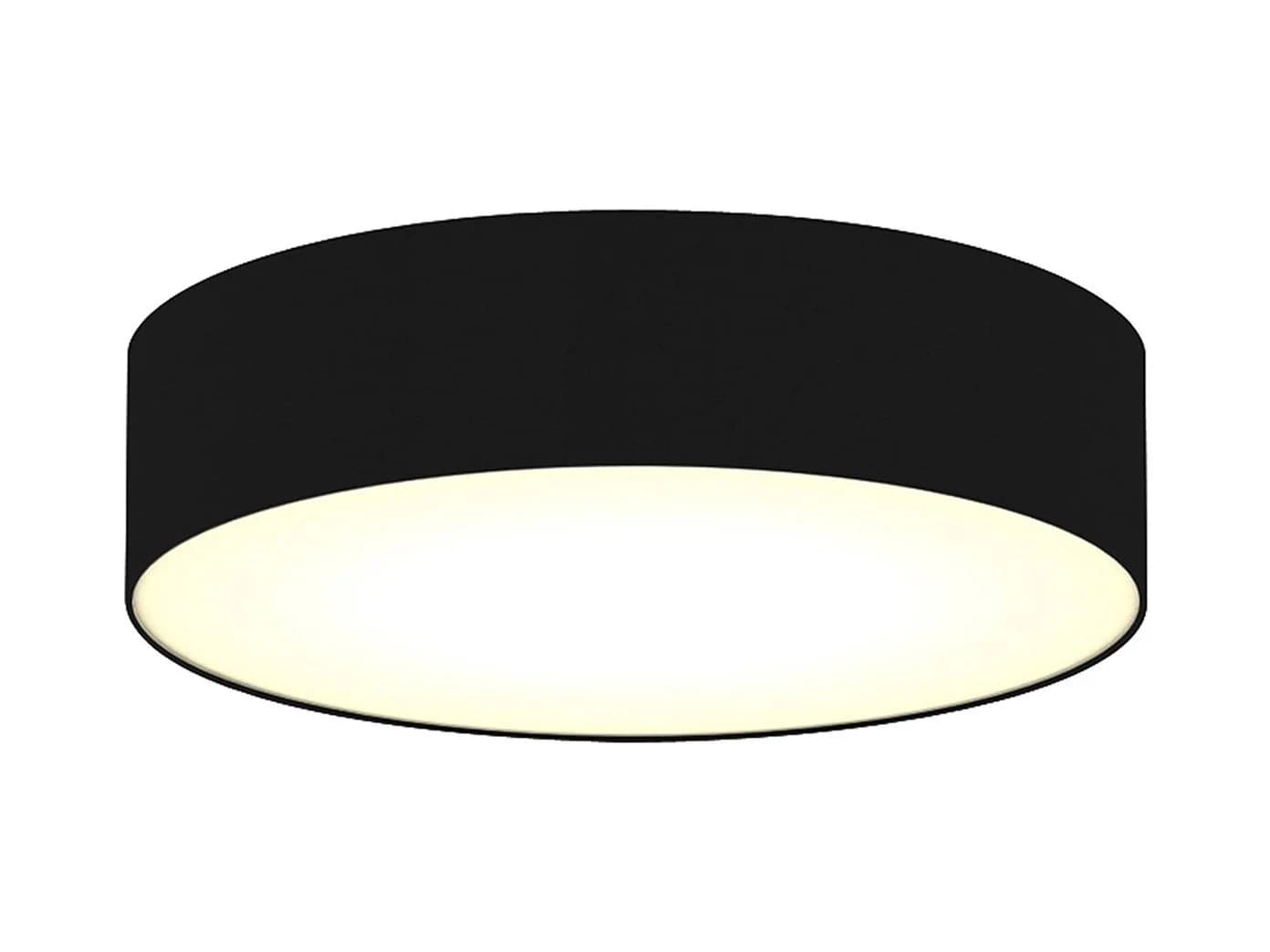 Smartwares LED Deckenleuchte Schwarz Dimmfunktion Stoffschirm - Bild 2