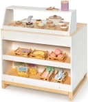 MUSTERKIND Spielküche Prunus Weiß/Natur 2-in-1 Kombi Bild 1