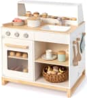 MUSTERKIND Spielküche Prunus Weiß/Natur 2-in-1 Kombi Bild 2