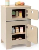 MUSTERKIND Kinder-Kühlschrank Mix & Match warmgrau/natur Holz Bild 1