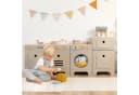 MUSTERKIND Kinder-Kühlschrank Mix & Match warmgrau/natur Holz Bild 5