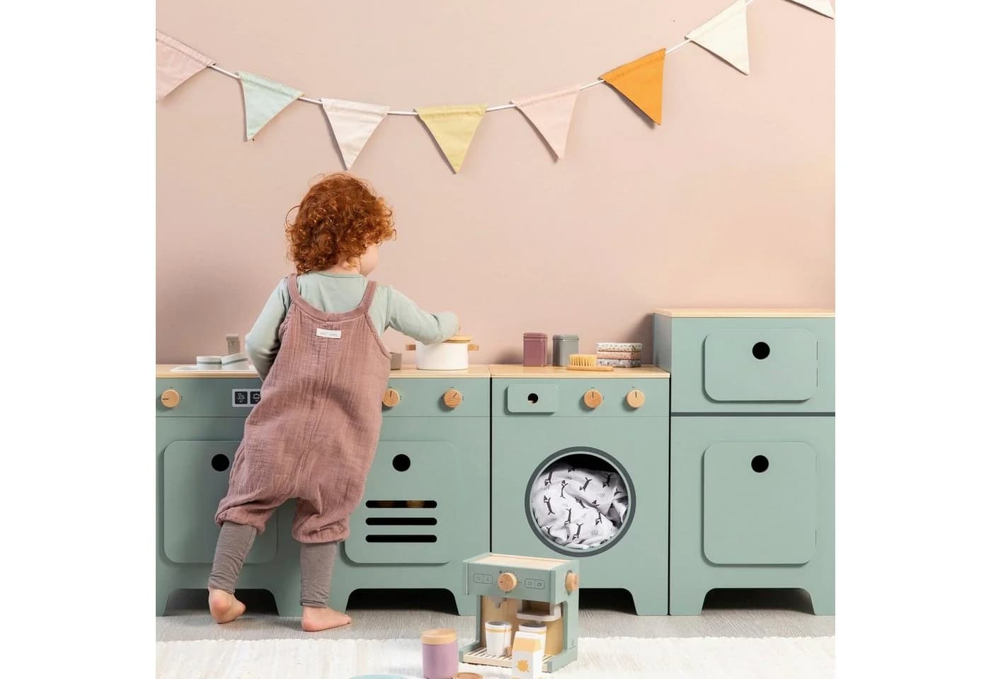 MUSTERKIND® Kinder-Herd Mix & Match, salbei/natur, FSC®-zertifiziert - Bild 5