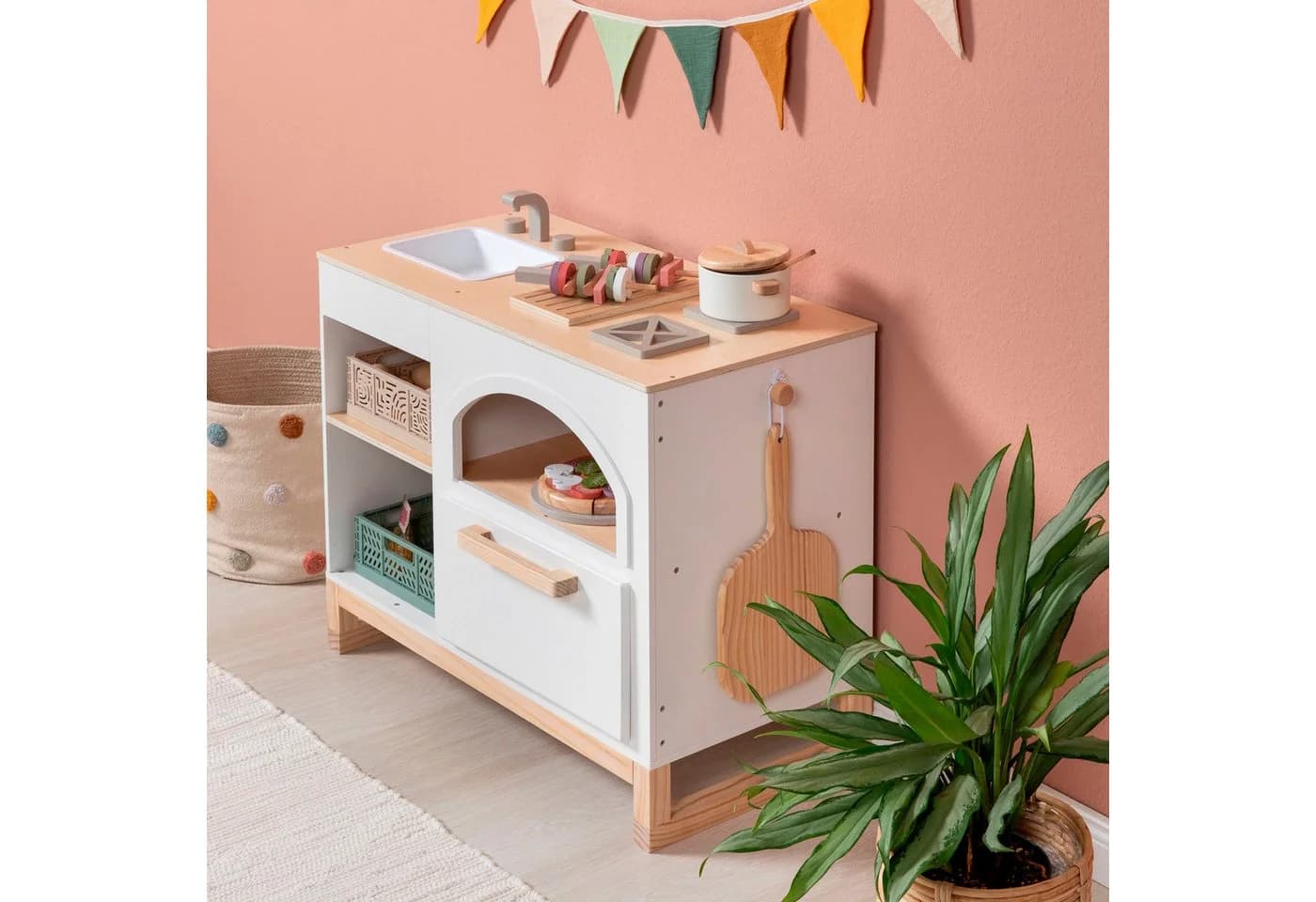 MUSTERKIND® Spielküche Taxus, weiß Holz, FSC® - schützt Wald - Bild 4