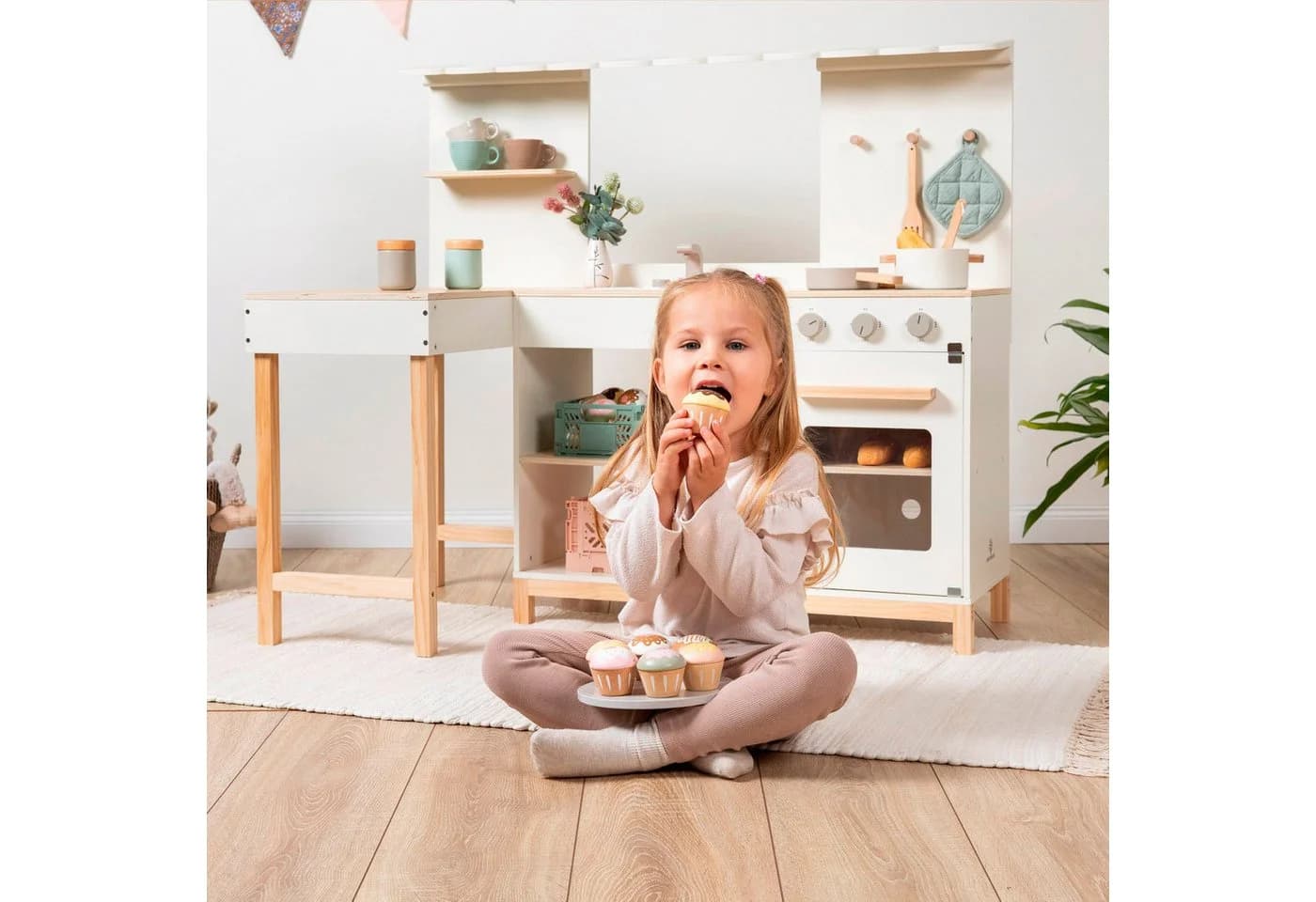 MUSTERKIND® Spielküche Robusta Holz, Kunststoff, FSC® - schützt Wald - Bild 4