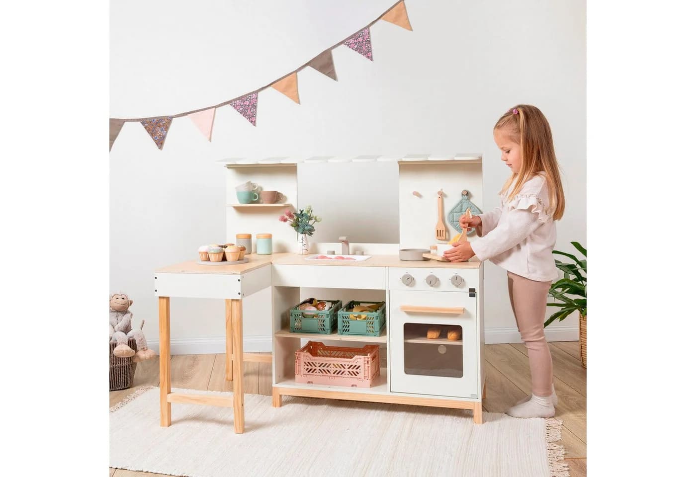 MUSTERKIND® Spielküche Robusta Holz, Kunststoff, FSC® - schützt Wald - Bild 5