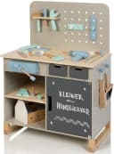 Musterkind Kinderwerkbank Fagus Grau Natur Holz Bild 2