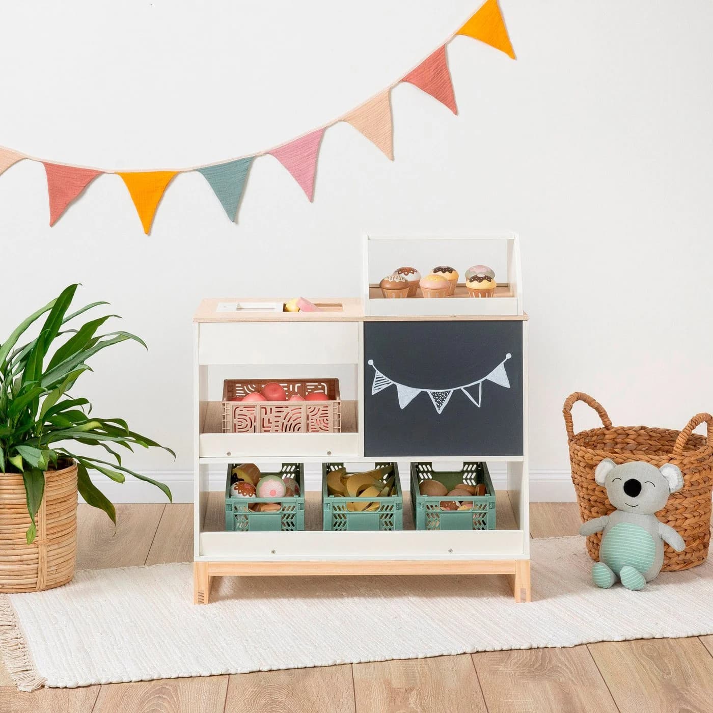 MUSTERKIND® Kaufladen Vinca, FSC®-zertifiziert, Holz und Acrylglas