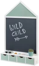 MUSTERKIND Wandtafel Juncus Hausform Weiß/Mint Bild 4