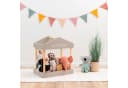 MUSTERKIND® Aufbewahrungsbox Plüschtier-Box House of Friends warmgrau/natur Holz Bild 1