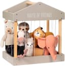 MUSTERKIND® Aufbewahrungsbox Plüschtier-Box House of Friends warmgrau/natur Holz Bild 2