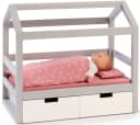 MUSTERKIND® Puppenbett Viola, grau/weiß, aus Holz Bild 2