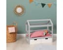 MUSTERKIND® Puppenbett Viola, grau/weiß, aus Holz Bild 3