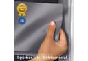 DomDeco Doppelrollo Metallic Klemmfix Kettenzug Grau Schwarz Bild 5
