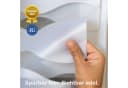DomDeco Doppelrollo Klemmfix "Wave" Duo-Rollo ohne Bohren Weiß Bild 5