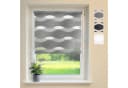 DomDeco Doppelrollo Klemmfix Wave Grau Bild 2