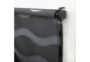 DomDeco Doppelrollo Wave Schwarz Klemmfix ohne Bohren Bild 4