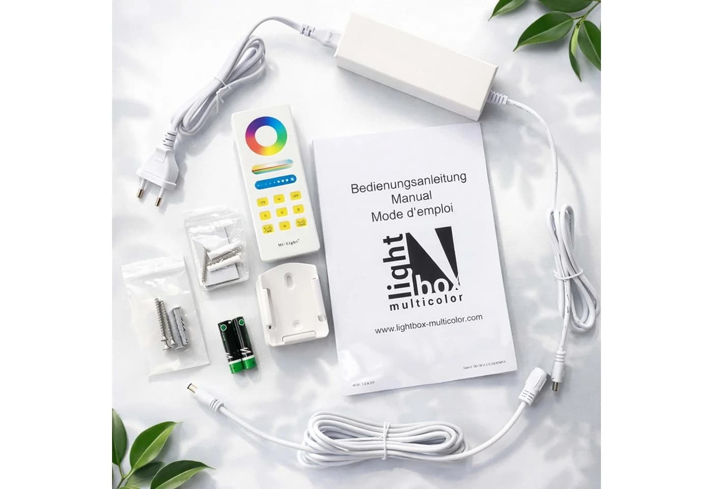 lightbox-multicolor LED-Leuchtbild Erde im Weltall Frontlight