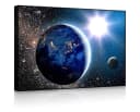 lightbox-multicolor LED-Leuchtbild Erde im Weltall Frontlight Bild 2