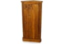 livasia Eckschrank mit 3 Fächern aus massivem Java-Teakholz braun Bild 2