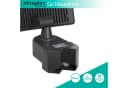 Oktaplex lighting Eckwandhalterung Anthrazit für Cali Außenstrahler Bild 1