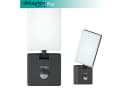 Oktaplex Pica LED Außen-Wandleuchte Bewegungsmelder IP65 10W 800lm Anthrazit Bild 1