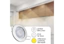 Oktaplex lighting LED Einbaustrahler Sedan Chromoptik 3-Stufen dimmbar warmweiß Bild 5