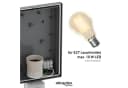 Oktaplex lighting Alto Außen-Wandleuchte E27 mit Bewegungsmelder silber Bild 5