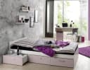 Storado Jugendzimmer-Set Berlin 5-tlg. Weiß/Flieder Modern Bild 1