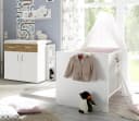Storado Babyzimmer Set Sienna 7-tlg. weiß matt / asteiche Bild 1