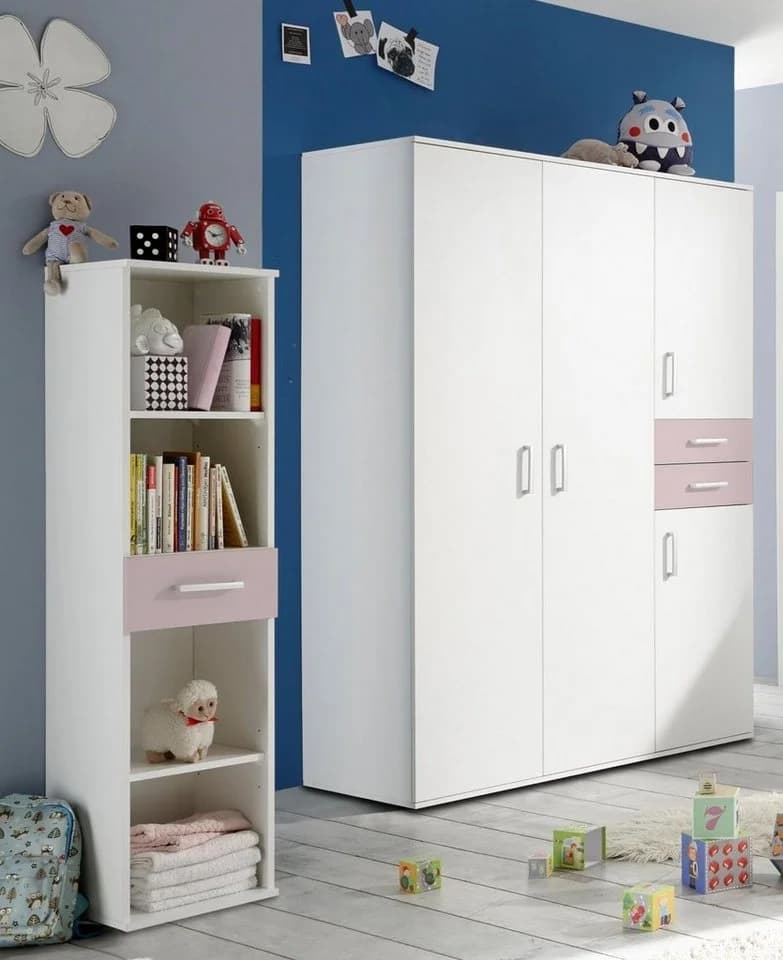 Storado Babyzimmer Komplettset Sienna 7-tlg. Weiß Matt Flieder - Bild 4