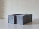 Stich-haltig CD Aufbewahrungsbox Grau meliert Filz Bild 5