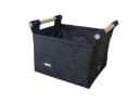 Stich-haltig Kaminholzkorb L mit Holzgriffen - Premium - abriebfestes Innenfutter Bild 2