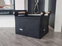 Stich-haltig Kaminholzkorb L mit Holzgriffen - Premium - abriebfestes Innenfutter Bild 4