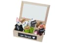 SURPRISA Geschenkbox Schotter Schatulle - 6 Fächer Holzbox mit Glasdeckel Bild 4