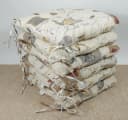 Rattani Sitzkissen Set 6-tlg. Beige Love Muster Bild 1