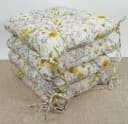Rattani Stuhlkissen Set 4-tlg. 42x42 cm Blumenwiese Beige Bild 1