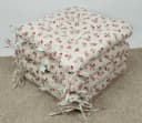 Rattani Sitzkissen Set 4x Beige Rose Muster Bild 2