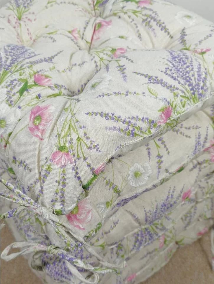 Rattani Stuhlkissen 6er Set Klara 42x42 cm Lavendel - Bild 3
