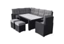 Ragnarök Möbel-Design Gartenlounge-Set DS13XL Schwarz/Weiß Bild 2
