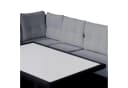 Ragnarök Möbel-Design Gartenlounge-Set DS13XL Schwarz/Weiß Bild 5