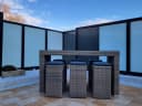 Ragnarök Bartisch Bar Set Odin - 1 Tisch + 6 Hocker - Polyrattan Bild 3