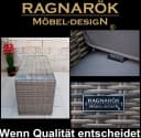 Ragnarök HEIMDALL Garten-Essgruppe 4-tlg. Beige Polyrattan Alu Bild 5