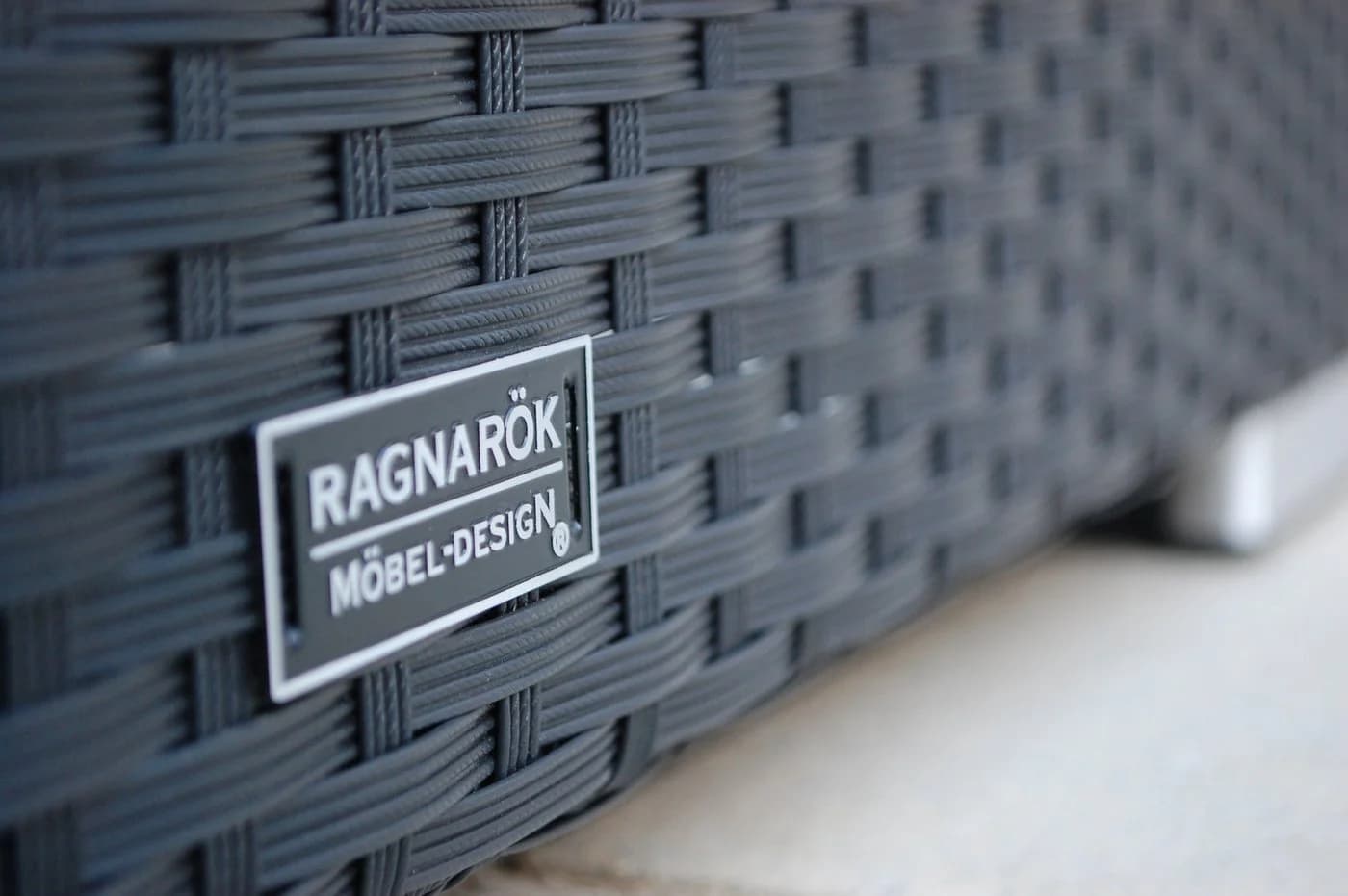 Ragnarök Gartenlounge-Set Wotan Ecksofa Alu-Polyrattan Grau - Bild 3