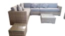 Ragnarök Gartenlounge-Set 12-tlg. Beige/Grau Polyrattan Aluminium Bild 1
