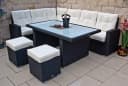 Ragnarök Möbel-Design Garten-Essgruppe Dining Lounge Wieland L Ecksofa Polyrattan Bild 2