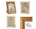 PHOTOLINI Bilderrahmen 2er Set Goldfarben Nostalgisches Ornament-Design Bild 1
