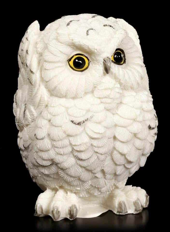 Figuren Shop GmbH Tierfigur Figur - Drei weise Schnee-Eulen - nichts Böses sehen, sprechen, hören - Bild 5