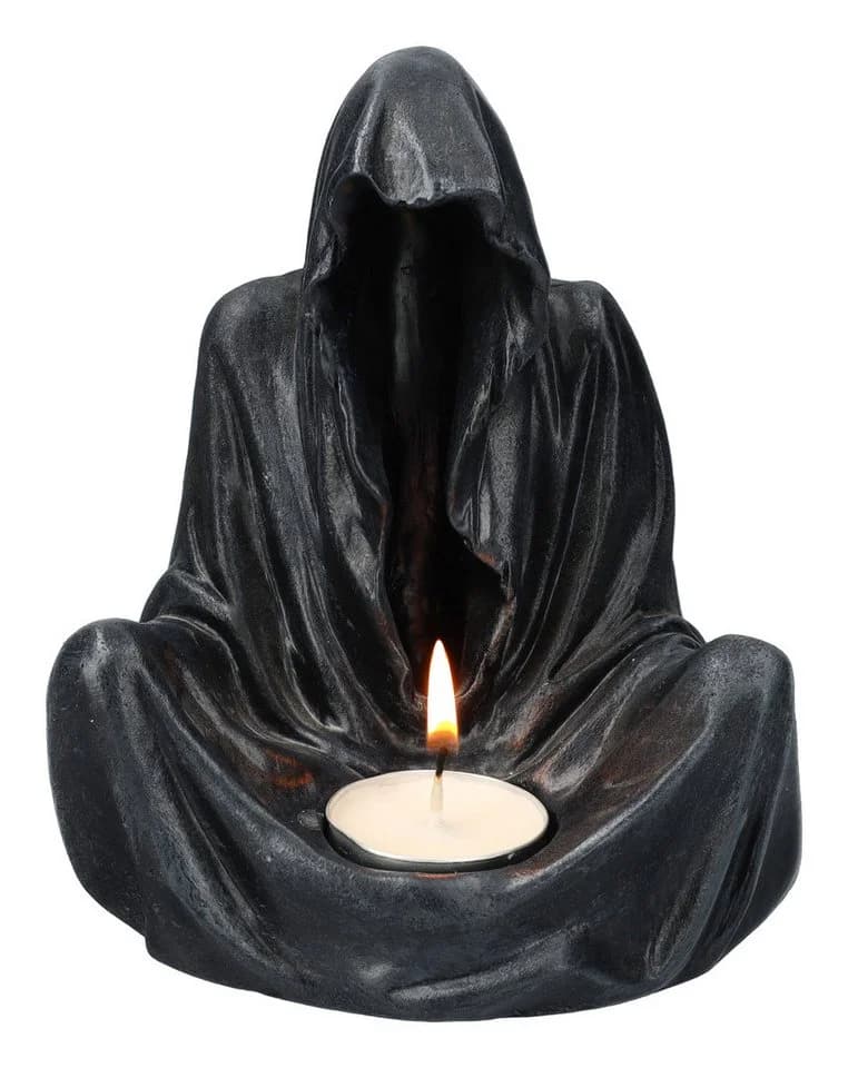 Figuren Shop GmbH Teelichthalter Reaper Gothic Deko Kerze - Bild 2